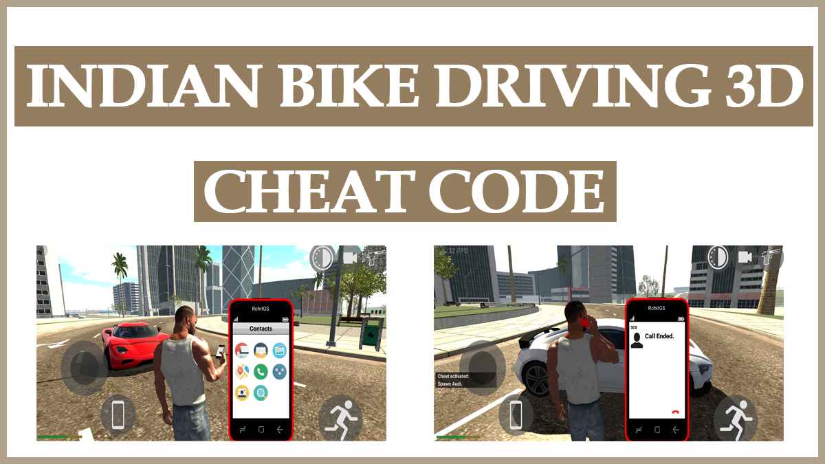 Indian Bike Driving 3D Cheat Codes